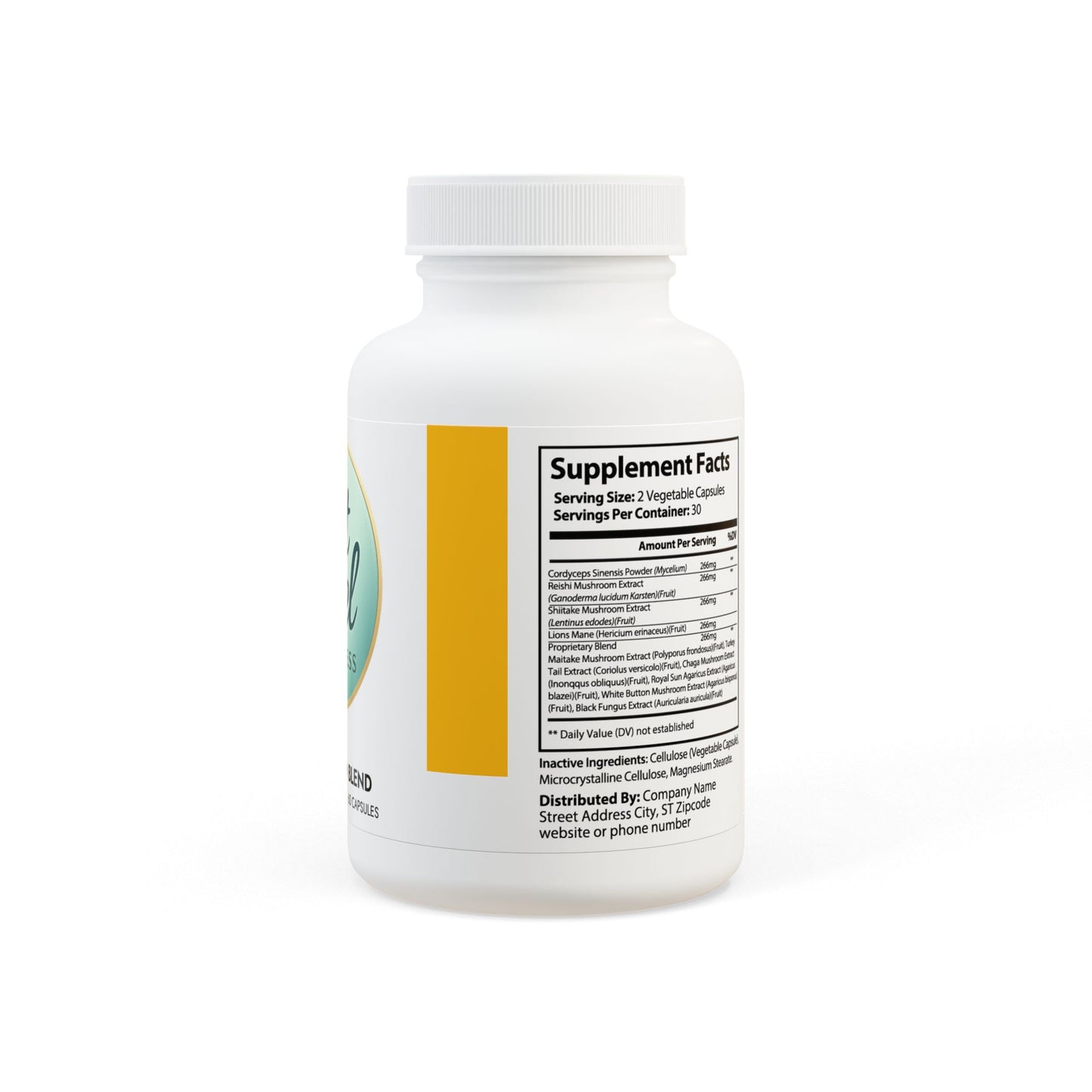 Mushroom Blend Supplement (60 Capsules)