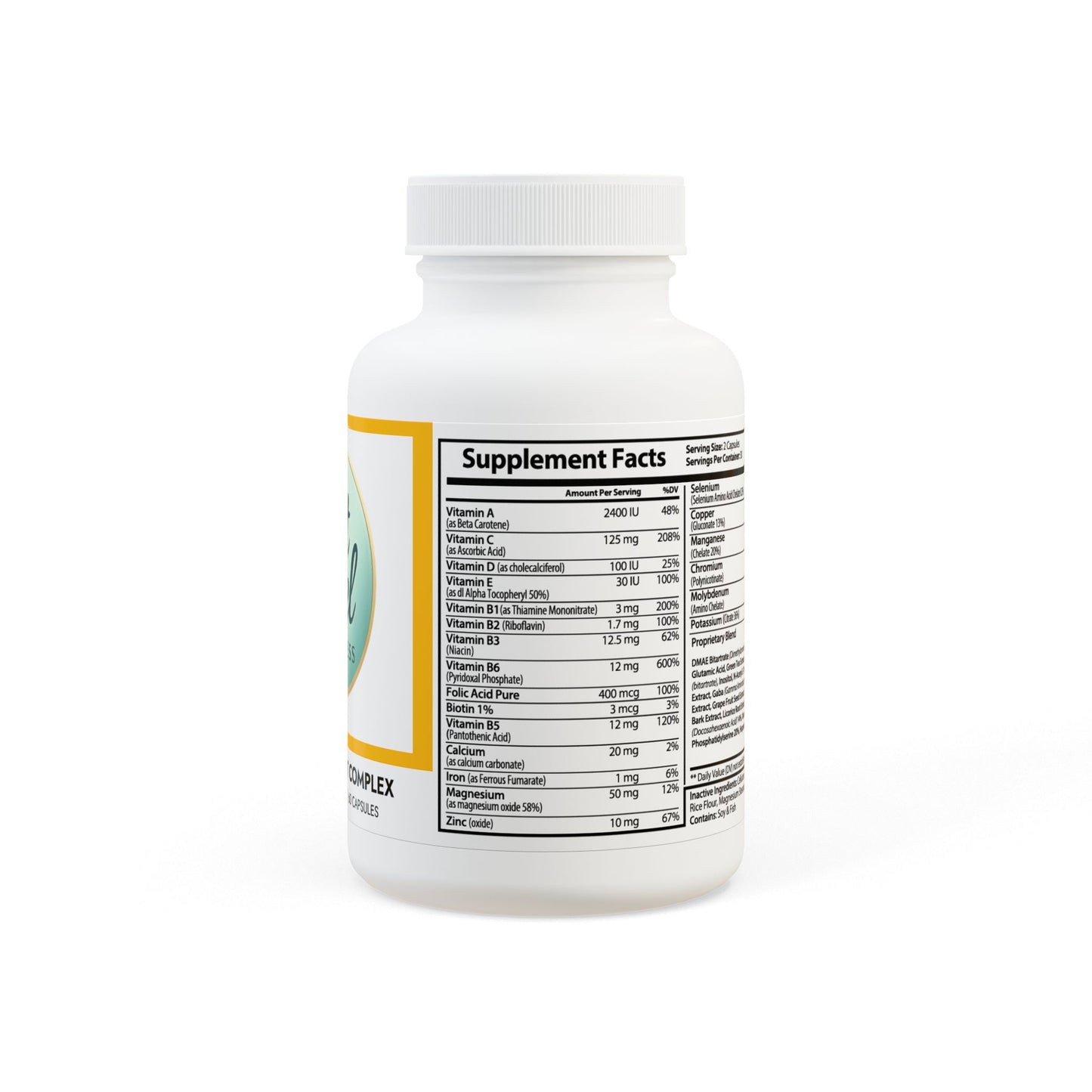 Brain Support Complex Supplement (60 Capsules)