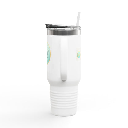 Fit Fuel Insulated Travel Mug | 40oz Large Coffee Cup for On-the-Go Hydration