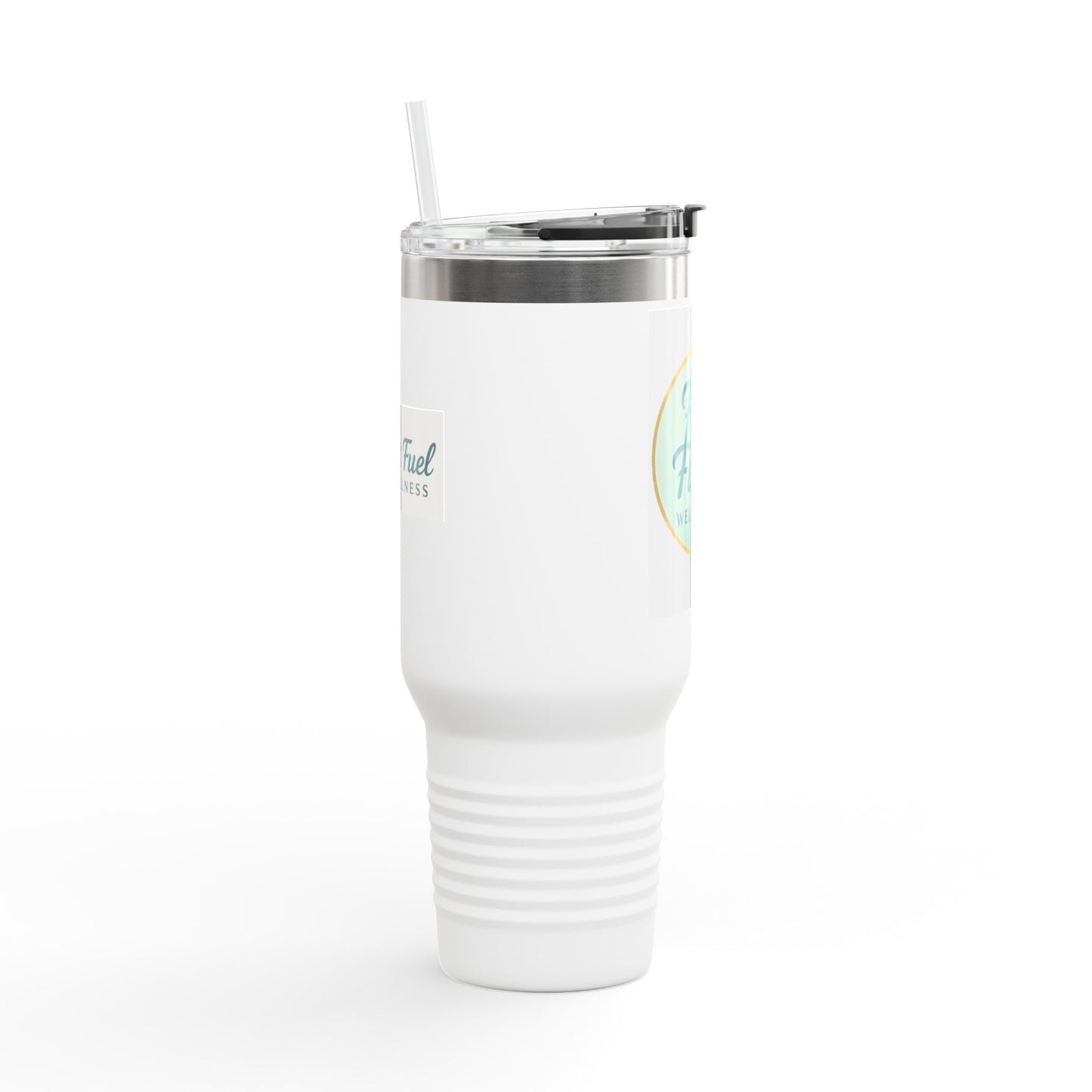 Fit Fuel Insulated Travel Mug | 40oz Large Coffee Cup for On-the-Go Hydration