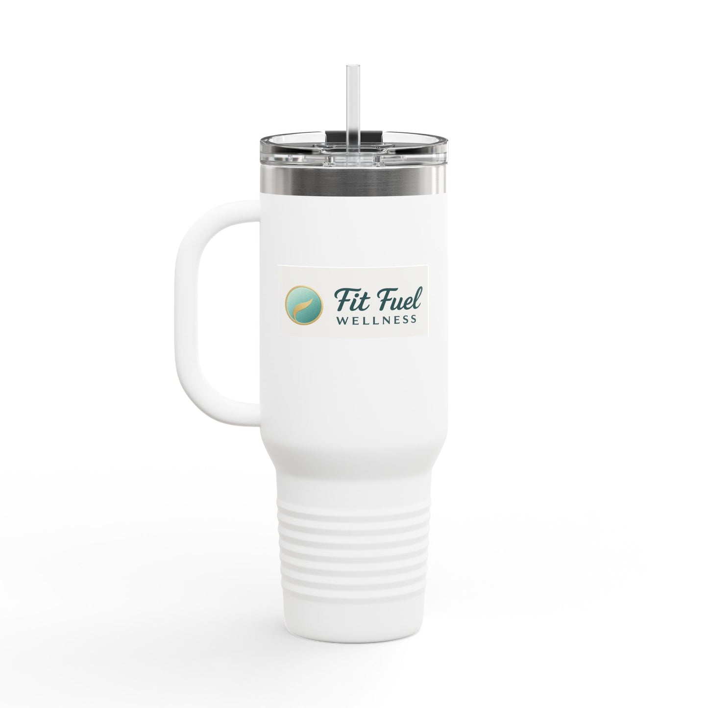 Fit Fuel Insulated Travel Mug | 40oz Large Coffee Cup for On-the-Go Hydration